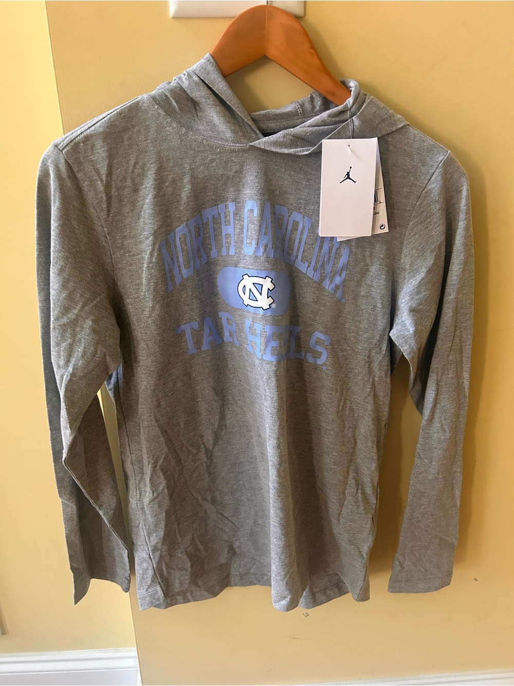 Nike Gray & Carolina Blue North Carolina Tar Heels Hooded Sweatshirt
